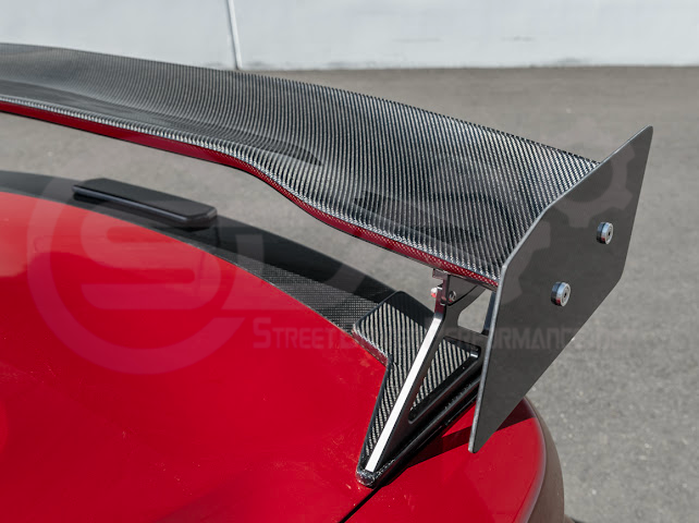 2024-UP FORD MUSTANG S650 COUPE | APR STYLE CARBON FIBER REAR HIGH WING SPOILER